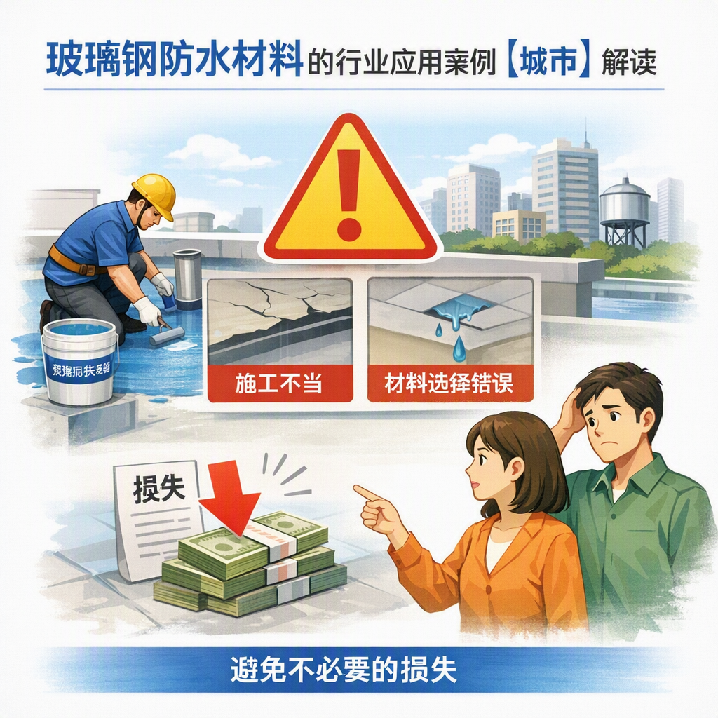 玻璃钢防水材料的行业应用案例，庆阳解读